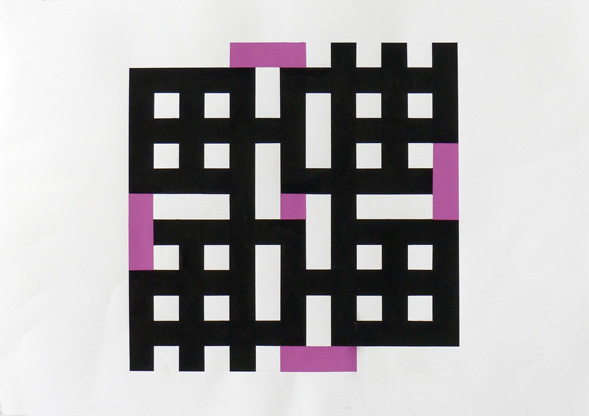 Philip Bradshaw, Study for CC1521 90° shift (magenta)